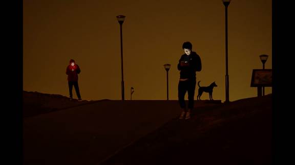 說明: Macintosh HD:Users:chendong:Desktop:張乾琦 工作坊:工作坊:官方作品:中文圖說:不存在的戰(zhàn)爭:1. 張乾琦，“不存在的戰(zhàn)爭”視頻截圖，2017.jpg